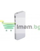 Външна батерия 10000mah с 3 USB, LED фенерче